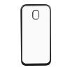Gigapack Samsung J3 (2017) Gigapack Szilikon telefonvédő fémhatású keret FEKETE