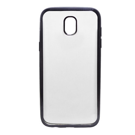 Gigapack Samsung J5 (2017) Gigapack Szilikon telefonvédő fémhatású keret FEKETE
