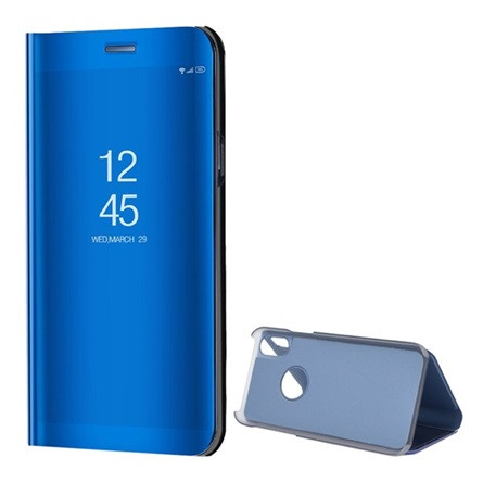 Gigapack iPhone XS 5.8 Gigapack Tok álló FLIP, logó kivágás, SÖTÉTKÉK