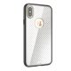 Gigapack iPhone XS 5.8 Gigapack Szilikon telefonvédő ütésállóság, logó kivágás, FEKETE