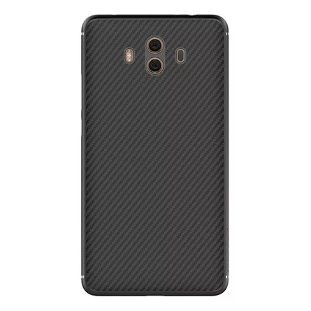 Nillkin Huawei Mate 10 NILLKIN SYNTHETIC FIBER műanyag telefonvédő környezetbarát, karbon minta, FEKETE