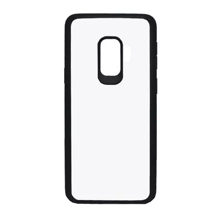 Ipaky Samsung S9 IPAKY szilikon telefonvédő ütésállóság, akril hátlap, FEKETE