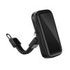 GIGAPACK kerékpáros és motoros telefontartó tükörre, 5.5-6.3", FEKETE