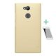 Nillkin Sony Xperia L2 NILLKIN SUPER FROSTED műanyag telefonvédő gumírozott, érdes felület + képernyővédő fólia, ARANY