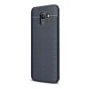 Gigapack Samsung J6 (2018) Gigapack Szilikon telefonvédő ütésállóság, varrás minta, SÖTÉTKÉK