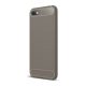 Gigapack Honor 7S Gigapack Szilikon telefonvédő ütésállóság, karbon minta, SZÜRKE