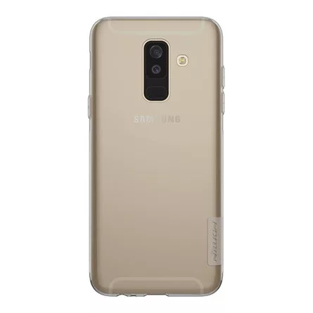 Nillkin Samsung A6+ (2018) NILLKIN NATURE szilikon telefonvédő 0.6mm, ultravékony, SZÜRKE