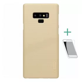   Nillkin Samsung Note 9 NILLKIN SUPER FROSTED műanyag telefonvédő gumírozott, érdes felület + képernyővédő fólia, ARANY