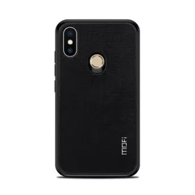   Mofi Xiaomi Mi 8 SE MOFI BRIGHT SHIELD szilikon telefonvédő textil hátlap FEKETE