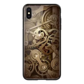   Nillkin iPhone XS Max 6.5 NILLKIN GEAR szilikon telefonvédő ütésállóság, fogaskerék, BARNA