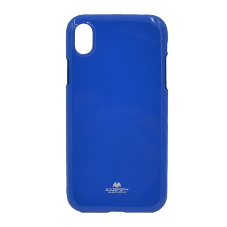 Mercurycase iPhone XR 6.1 MERCURY Goospery szilikon telefonvédő csillámporos SÖTÉTKÉK