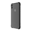Hoco iPhone XS Max 6.5 HOCO ARMOR szilikon telefonvédő ütésállóság, átlátszó hátlap, SZÜRKE