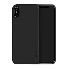   Hoco iPhone XS Max 6.5 HOCO THIN műanyag telefonvédő 0.45mm, ultravékony, FEKETE