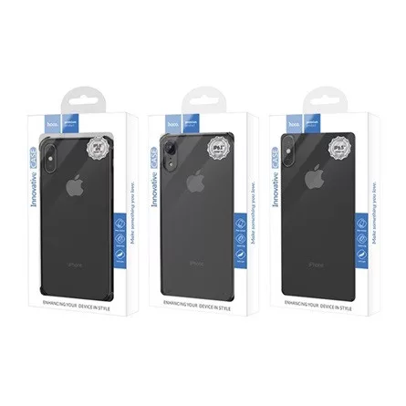 Hoco iPhone XS Max 6.5 HOCO ICE SHIELD szilikon telefonvédő ütésállóság, átlátszó hátlap, ÁTLÁTSZÓ