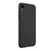Hoco iPhone XR 6.1 HOCO TRACERY szilikon telefonvédő fonott minta FEKETE