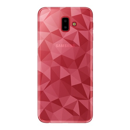 Gigapack Samsung J6 Plus Gigapack szilikon telefonvédő 3D, gyémánt minta, ÁTLÁTSZÓ