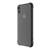 Hoco iPhone XS 5.8 HOCO ARMOR szilikon telefonvédő ütésállóság, átlátszó hátlap, SZÜRKE
