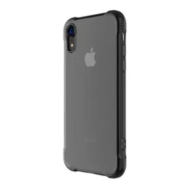   Hoco iPhone XR 6.1 HOCO ARMOR szilikon telefonvédő ütésállóság, átlátszó hátlap, SZÜRKE