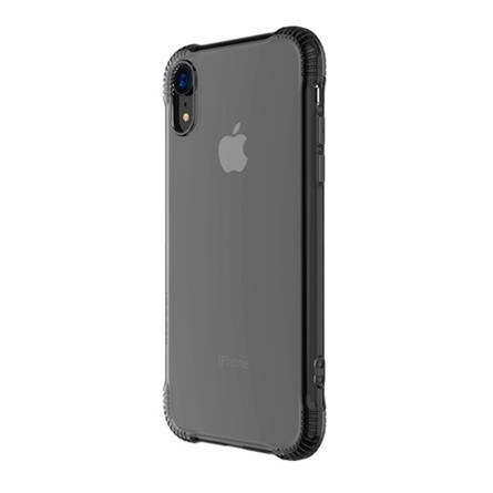 Hoco iPhone XR 6.1 HOCO ARMOR szilikon telefonvédő ütésállóság, átlátszó hátlap, SZÜRKE