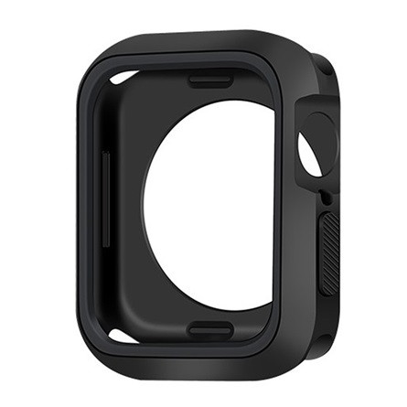 Gigapack Apple Watch Series SE 2 44mm Gigapack Szilikon keret ütésálló FEKETE