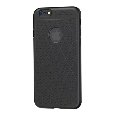 Hoco iPhone 6S Plus 5.5 HOCO ADMIRE szilikon telefonvédő ultravékony, logó kivágás, FEKETE