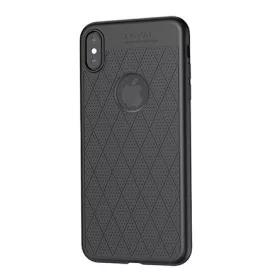   Hoco iPhone XS 5.8 HOCO ADMIRE szilikon telefonvédő ultravékony, logó kivágás, FEKETE