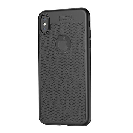 Hoco iPhone XS 5.8 HOCO ADMIRE szilikon telefonvédő ultravékony, logó kivágás, FEKETE