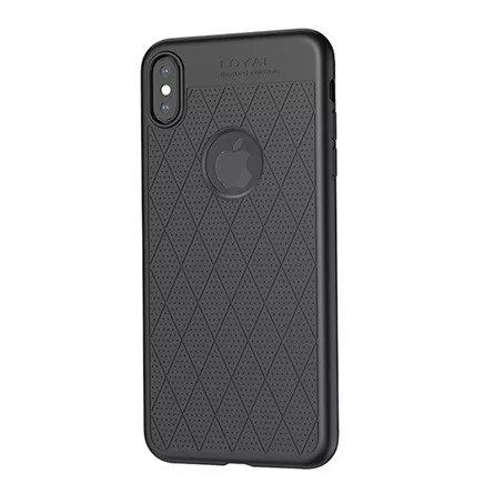 Hoco iPhone XS 5.8 HOCO ADMIRE szilikon telefonvédő ultravékony, logó kivágás, FEKETE