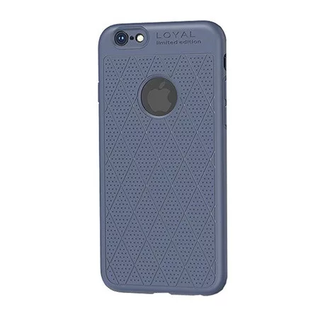 Hoco iPhone 6S Plus 5.5 HOCO ADMIRE szilikon telefonvédő ultravékony, logó kivágás, SÖTÉTKÉK