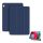 Gigapack IPAD Air 11 (2024) GIGAPACK Tok álló, bőr hatású aktív FLIP, asztali tartó, SÖTÉTKÉK