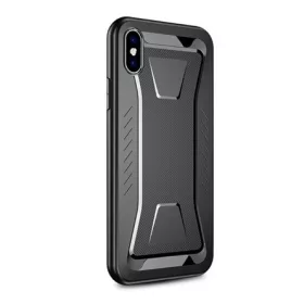   Ipaky iPhone XS Max 6.5 IPAKY PHANTOM szilikon telefonvédő ütésállóság, rombusz, FEKETE