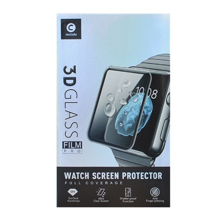 Mocolo Apple Watch Series SE 40mm MOCOLO kijelzővédő üveg 3D, 9H, FEKETE