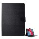Mercurycase IPAD Air 2020 MERCURY Goospery Fancy tok álló, bőr hatású FLIP, textil minta, FEKETE