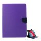 Mercurycase IPAD Air 11 (2024) MERCURY Goospery Fancy tok álló, bőr hatású FLIP, textil minta, LILA