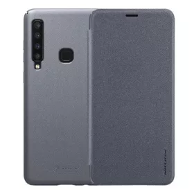   Nillkin Samsung A9 (2018) NILLKIN SPARKLE műanyag telefonvédő FLIP, oldalra nyíló, FEKETE