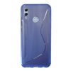 Gigapack Honor 10 Lite Gigapack Szilikon telefonvédő S-line, karbon minta, VILÁGOSKÉK