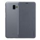 Nillkin Samsung J6 Plus NILLKIN SPARKLE műanyag telefonvédő FLIP, oldalra nyíló, FEKETE