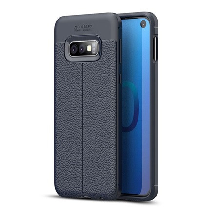 Gigapack Samsung S10e Gigapack szilikon telefonvédő ütésállóság, varrás minta, SÖTÉTKÉK