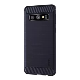   Mofi Samsung S10 MOFI szilikon telefonvédő ütésállóság, karbon minta, SÖTÉTKÉK