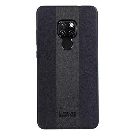 Nillkin Huawei Mate 20 NILLKIN RACER CASE szilikon telefonvédő bőr hatású hátlap FEKETE
