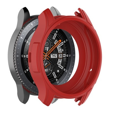 Gigapack Samsung Gear S3 Frontier GIGAPACK Szilikon keret BUMPER, ütésálló, PIROS