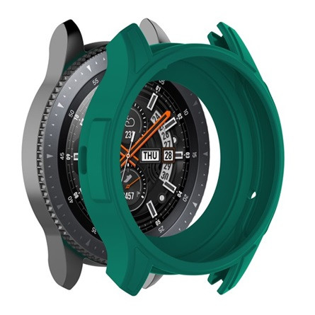 Gigapack Samsung Gear S3 Frontier GIGAPACK Szilikon keret BUMPER, ütésálló, SÖTÉTZÖLD