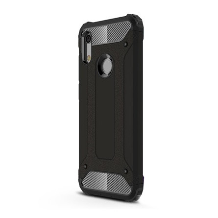 Gigapack Huawei Y6s (2019) Gigapack Defender szilikon telefonvédő ütésállóság, fémhatás, FEKETE