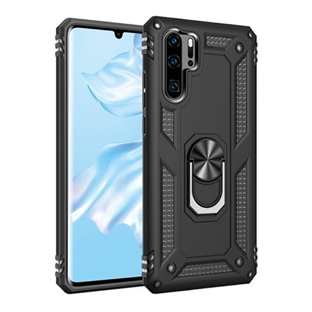 Gigapack Huawei P30 Pro Gigapack Defender szilikon telefonvédő ütésállóság, mágneses, FEKETE