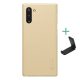 Nillkin Samsung Note 10 NILLKIN SUPER FROSTED műanyag telefonvédő gumírozott, érdes felület + asztali tartó, ARANY