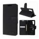 Mercurycase Samsung Note 10 MERCURY Canvas Diary tok álló FLIP, textil hatás, FEKETE