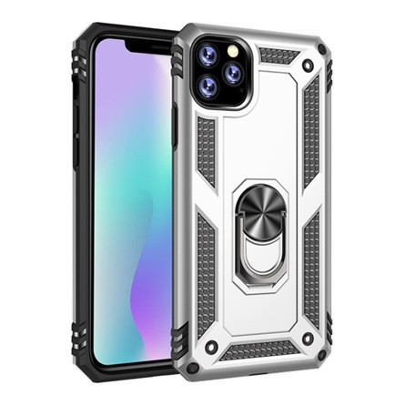 Gigapack iPhone 11 Pro Max Gigapack Defender szilikon telefonvédő ütésállóság, mágneses, EZÜST