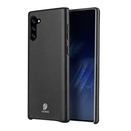 Dux Ducis Samsung Note 10 DUX DUCIS SKIN LITE műanyag telefonvédő bőr hatású FEKETE