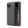 Gigapack iPhone 11 Pro Max Gigapack szilikon telefonvédő ütésállóság, varrás minta, FEKETE
