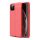 Gigapack iPhone 11 Pro Max Gigapack szilikon telefonvédő ütésállóság, varrás minta, PIROS